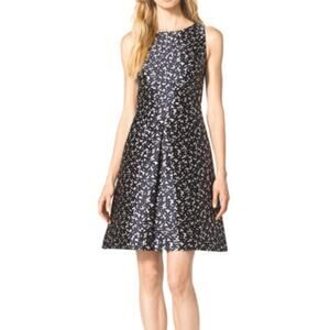 Michael Kors collection floral jacquard dress